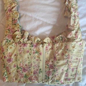 House of CB Floral corset, worn once.